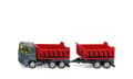 Miniatyrbild 1 av 5: Siku Truck With Dumper Body And Tipping Trailer