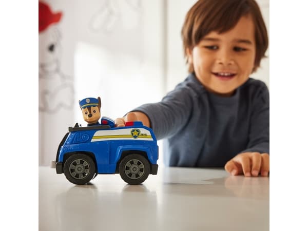 PAW Patrol PAW VHC Basic Vhc Sustainable Chase GML, Politibil, PAW Patrol, 3 år, Plast, Sort, Blå, Hvit