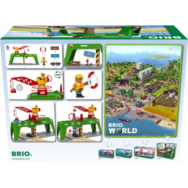 Brio World 33996 - Containerkran