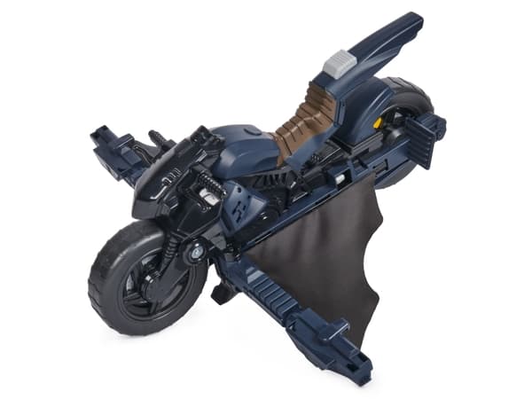 DC Comics Batman Adventures Batcycle, moottoripyörä, 3 vuosi/vuosia, Muovi, Musta, Sininen
