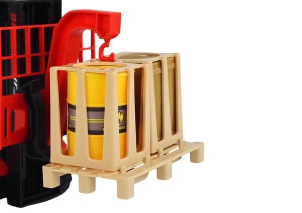 Gaffeltruck 1:16 Moving Forks Ljuder Lyser rött