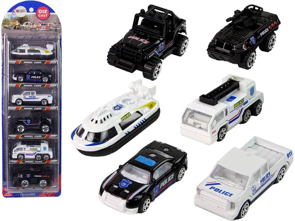 Køretøjssæt Biler Police Spring Springs 1:64