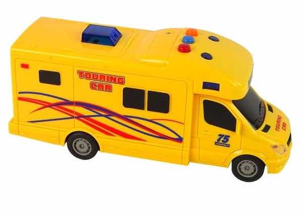 Auto Camper Trip Friction Drive Sound Light