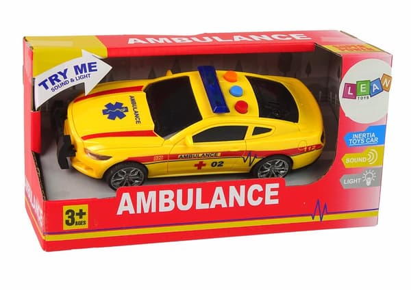 Sportsvogn Ambulancelygter Lyder Gul Drive