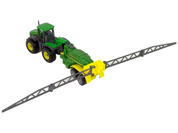 Jordbruksfordon Traktor Med Spruta Grön