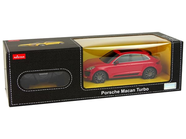 Bil R/C Porsche Macan Turbo 1:24 Rastar Rød