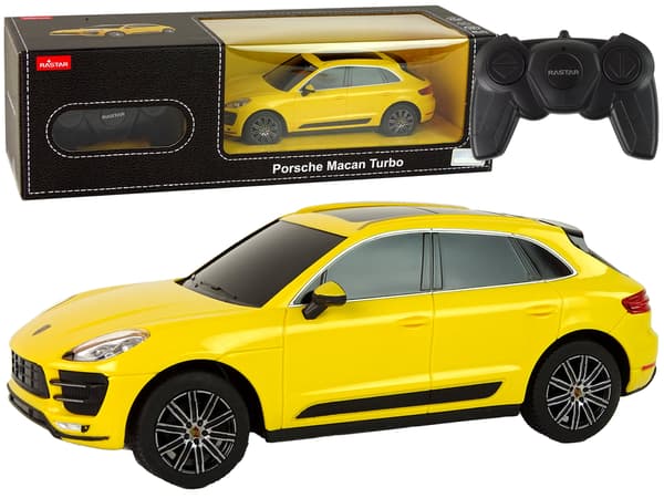 Bil R/C Porsche Macan Turbo 1:24 Rastar Gul