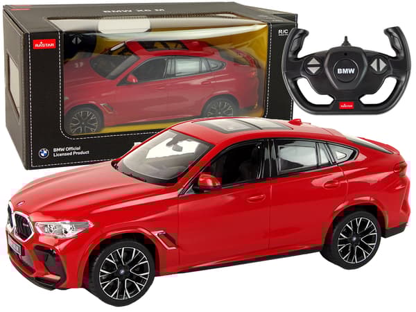 Auto R/C Bmw X6 M 1:14 Rastar Red