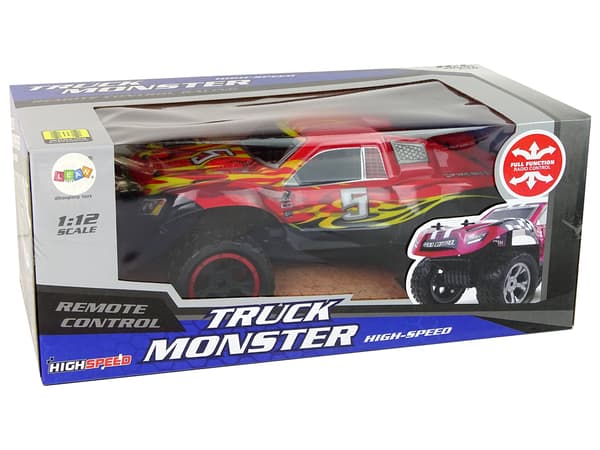 Fjernbetjening Bil R/C 1:12 20 km/t Rød