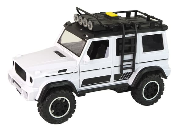 Bil Bil Off-Road Hvid Lyd Lygter Køretøj 1:14