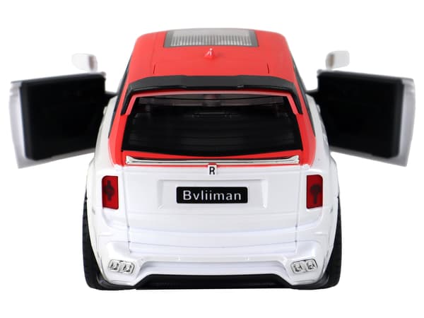 Bil R/C 1:20 Hvid og rød pilotbil