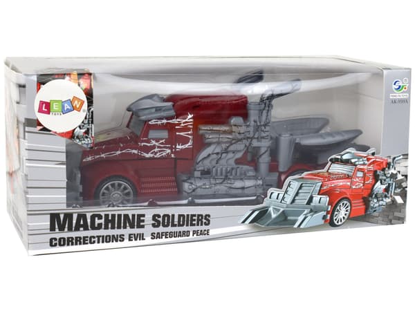 Red Truck Robot Transformation 2-i-1 multifunktionel