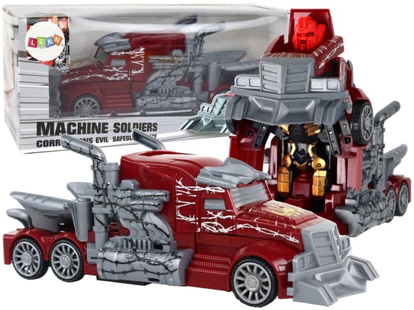 Red Truck Robot Transformation 2-i-1 multifunktionel
