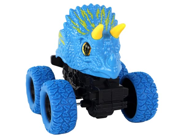 Triceratops Pusher Gummihjul för terrängfordon Blå