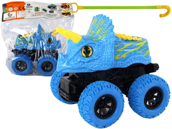 Triceratops Pusher Gummihjul för terrängfordon Blå