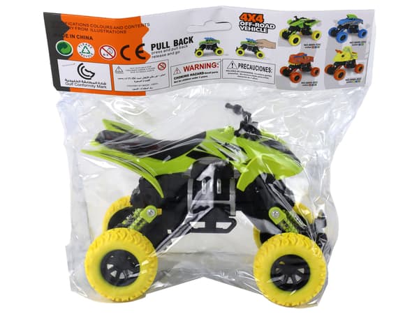 Off-road klapvogn Quad XC gummihjul Grøn