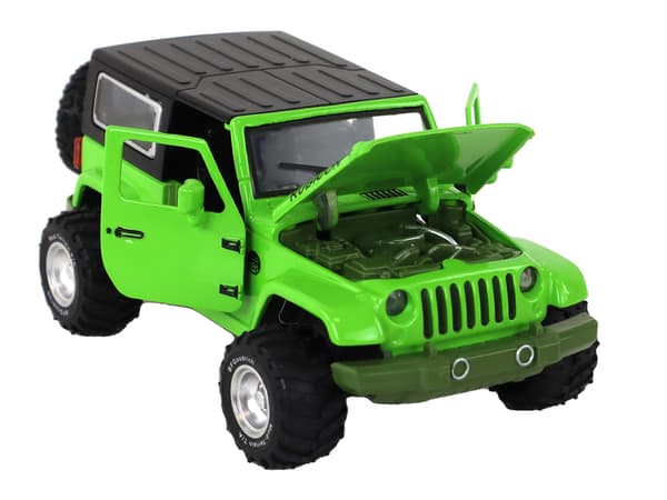 Off-road bil batteridrevet friktionsdrev Metal Grøn 1:32