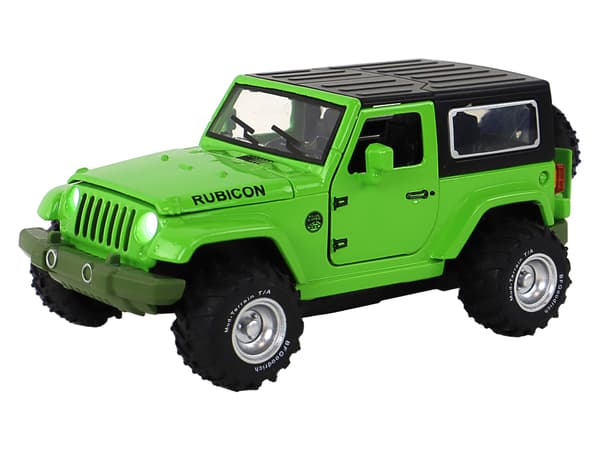 Off-road bil batteridrevet friktionsdrev Metal Grøn 1:32