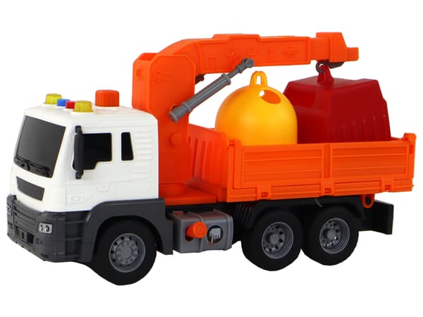 Sopbil med kranfriktionsdrift låter orange 1:16