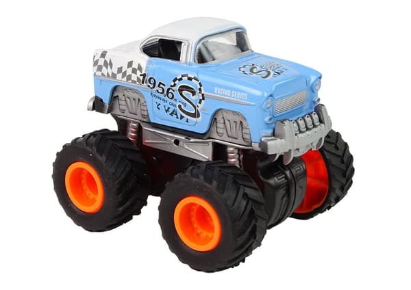 Bil 4x4 klassisk model på store hjul 4 farver