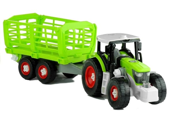 Aftagelig traktor med åbningsanhænger 43 cm