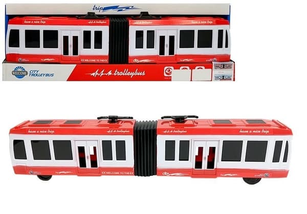 Ledbus med friktionsdrev, rød