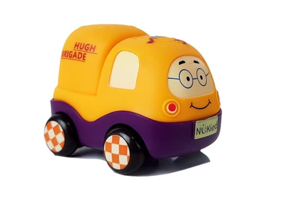 Polisbilar ambulansset för bebisar med drivning, 4 stycken