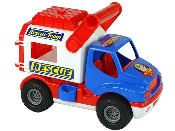 Auto ConsTruck Blue and White Polesie Rescue Car 41937