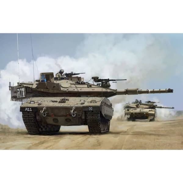 Modell - MENG - Merkava Mk.4m - Trophy skyddssystem - 1/35 - Grå