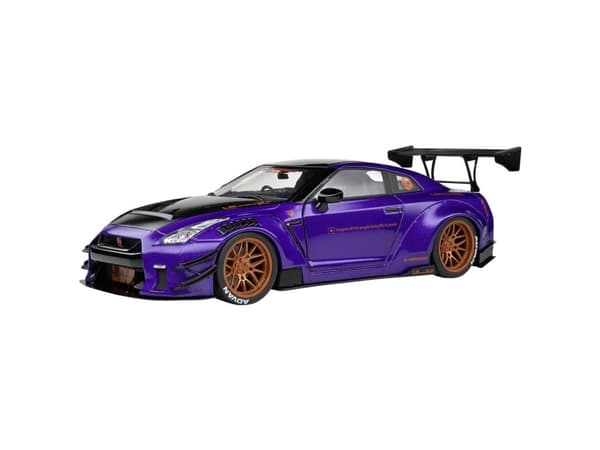 Solido Nissan GT-R (R35) lila 1:18 Modelbil