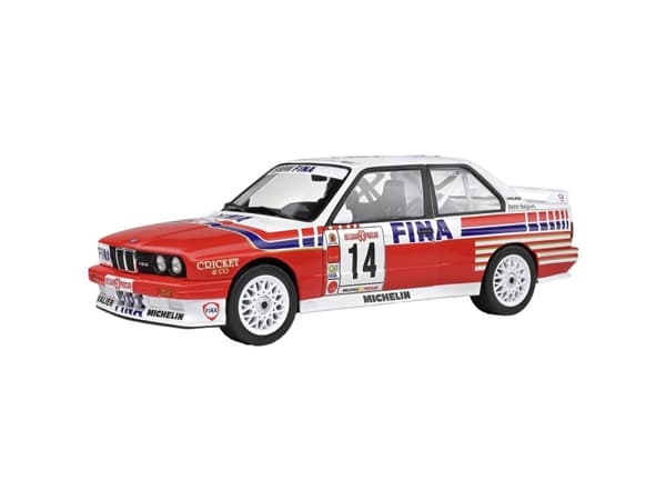 Solido BMW E30 M3 #14 valkoinen 1:18 mittakaavan malli