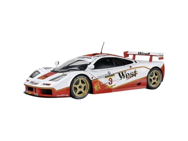 Solido McLaren F1 GTR BPR GT #8 weiß 1:18 Modelbil