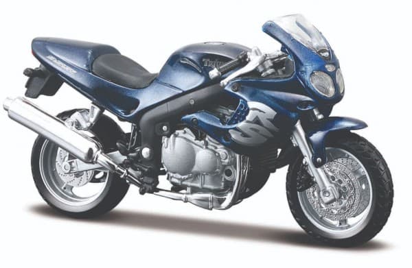 Maisto Modell Motor Triumph Sprint RS med stativ 1/18