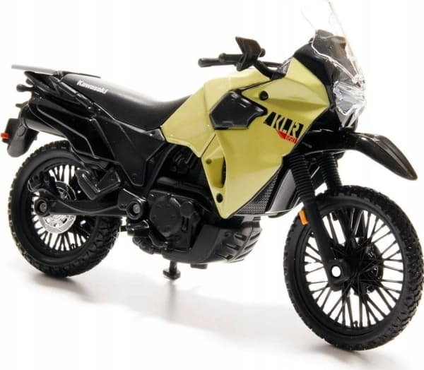Maisto Model Kawasaki KLR 650 jalustalla 1/18