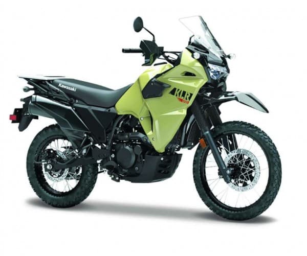 Maisto Model Kawasaki KLR 650 jalustalla 1/18