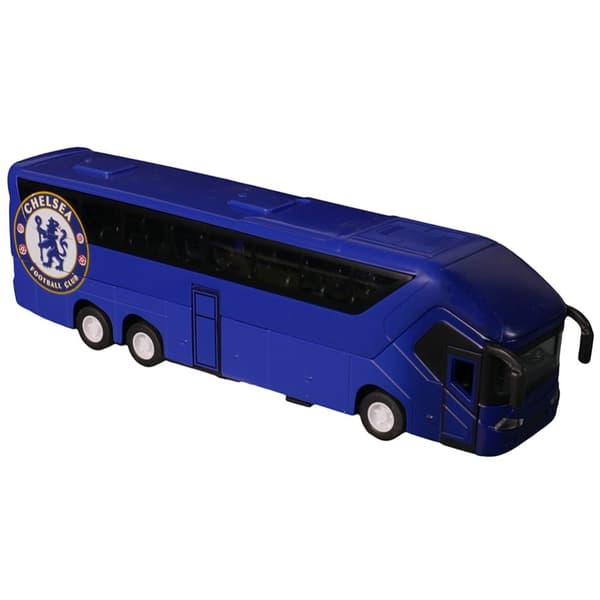 Chelsea FC Die Cast Toy Bus Blue/White One Size