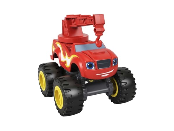 Fisher-Price Nickelodeon Blaze and the Monster Machines Construction Blaze, Monstertruck, 3 År, Metall, Plast, Svart, Röd, Gul