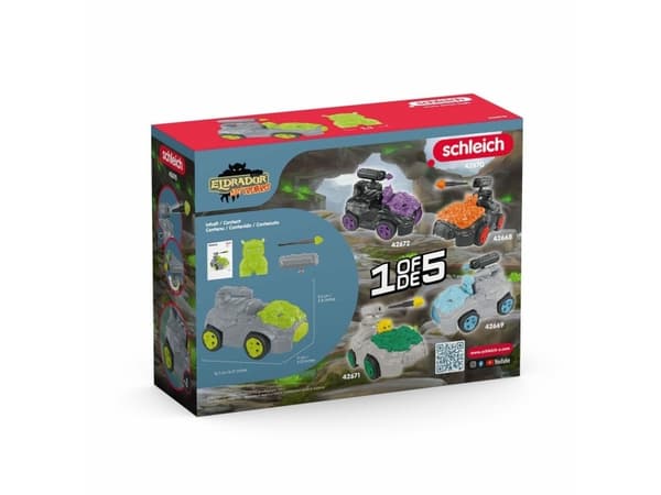 Schleich Stone CrashMobile with Mini Creature