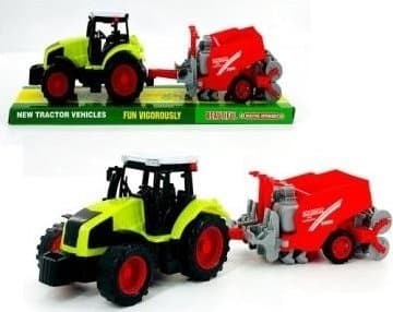 Tractor with agricultural machinery