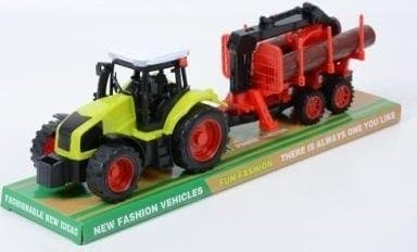 Traktor med landbruksmaskiner