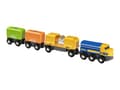Miniatyrbilde 2 av 5: BRIO World - Three-Wagon Cargo Train - gul, oransje, lys grønn