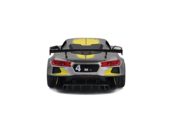 BBURAGO Chevrolet Corvette C8R, Superbil, Montert på forhånd, 1:24, Chevrolet Corvette C8R #4, Alle kjønn, Metall, Plast