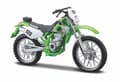 Pikkukuva 2 / 2: Maisto Model metalli moottoripyörä Kawasaki KLX 250SR jalustan kanssa