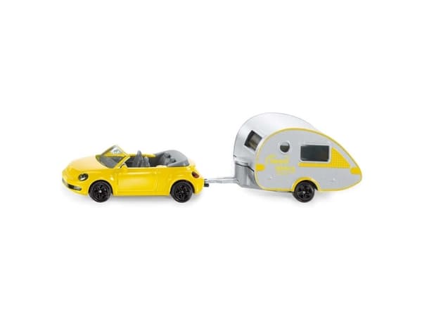 Siku Car With Trailer Caravan