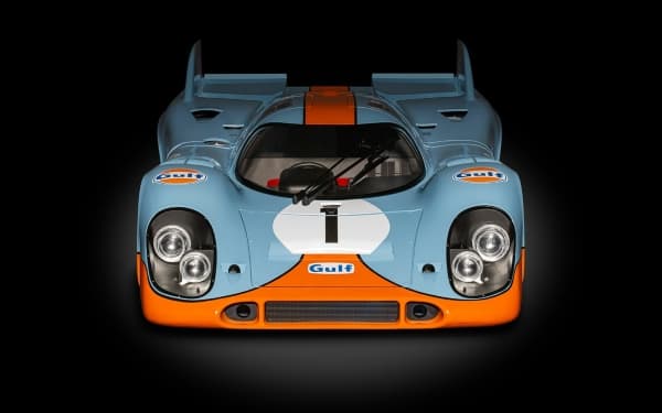Pocher HK118, Urheiluautomalli, Kokoonpanosarja, 1:8, Porsche 917K - Gulf Edition, Minkä tahansa sukupuolen, Metalli, Muovi, Kumi
