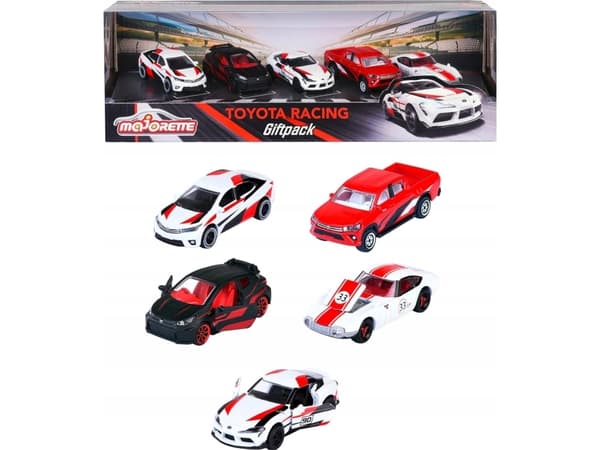 "Majorette - Toyota Racing gavesett (5 deler) (212053189)