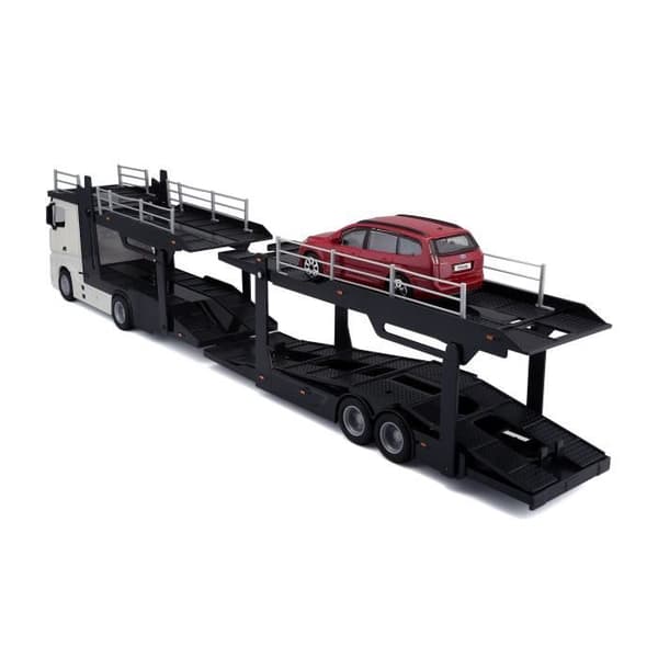 BURAGO 1/43:e Skala Diecast Mercedes Benz Actors Truck StreetFire Car