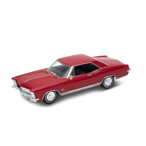 Monterade miniatyrer - Welly - Buick Riviera Grand Sport - Röd - 1/24 - Interiör