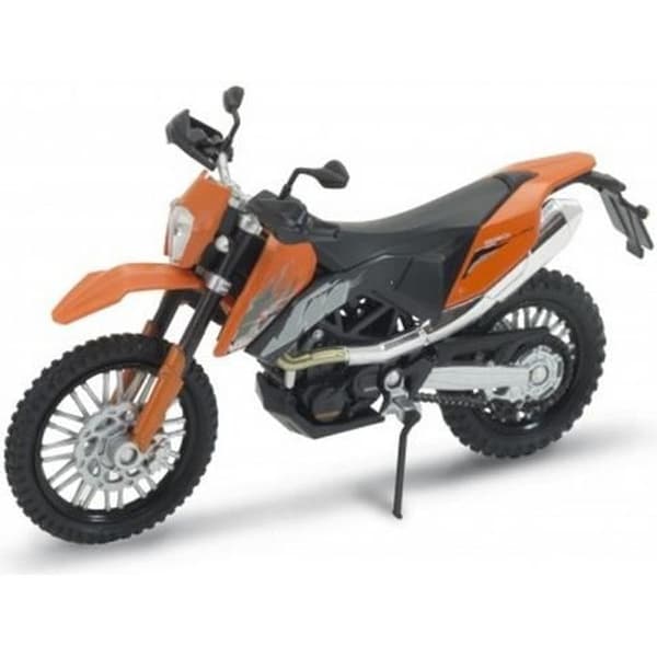 Miniatyrer monterade - Welly - 690 Enduro - 1/18 - Färg Orange - Motocross