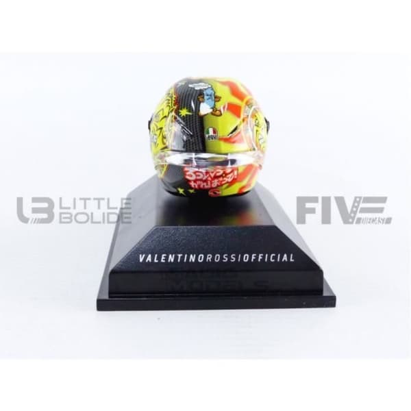 Samlarbil i miniatyr - MINICHAMPS 1/8 - AGV Moto GP Test Sepang Dag 1 - 2018 - Vit